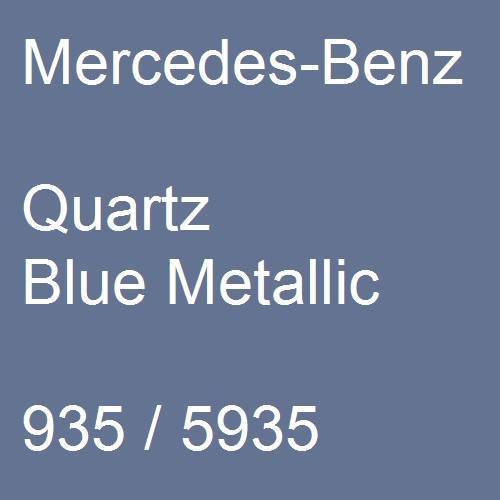 Mercedes-Benz, Quartz Blue Metallic, 935 / 5935.